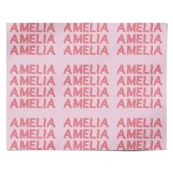 Custom Trippy Name Wrapping Paper -Wrap & Case Store Custom Trippy Name Personalised Wrapping Paper Alternative
