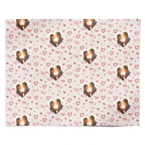 Custom Valentines Day Photo Wrapping Paper - Image 4
