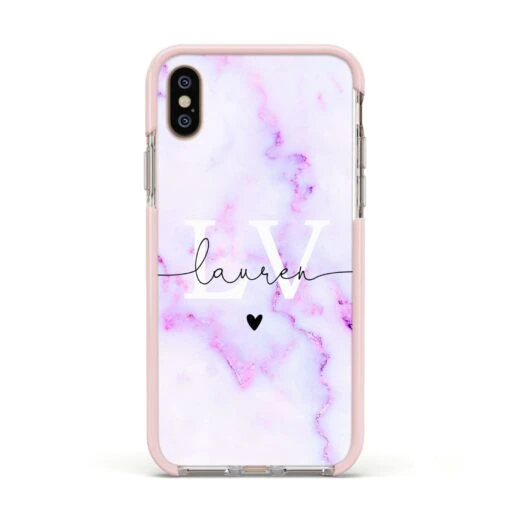 Customisable Name Initial Marble IPhone Case - Image 20
