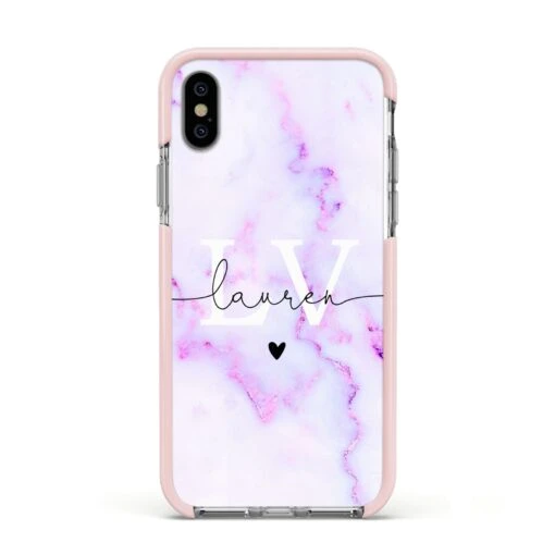 Customisable Name Initial Marble IPhone Case - Image 19