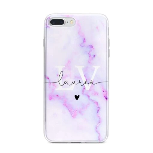 Customisable Name Initial Marble IPhone Case - Image 14