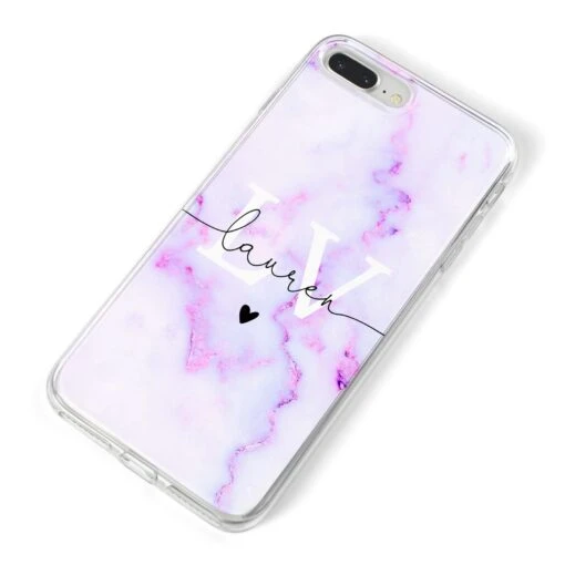 Customisable Name Initial Marble IPhone Case - Image 11