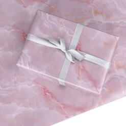 Dreamy Pink Marble Wrapping Paper