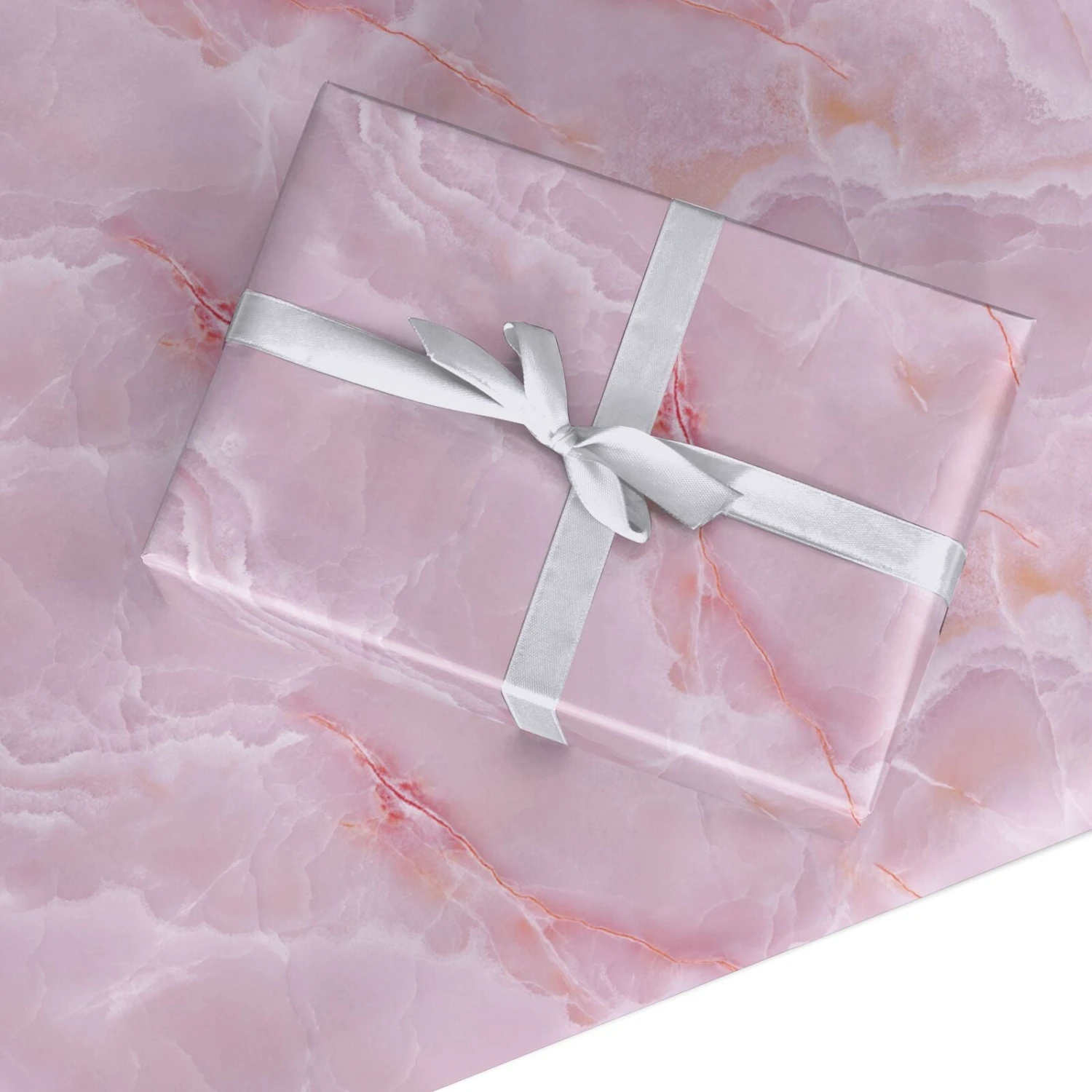 Dreamy Pink Marble Wrapping Paper