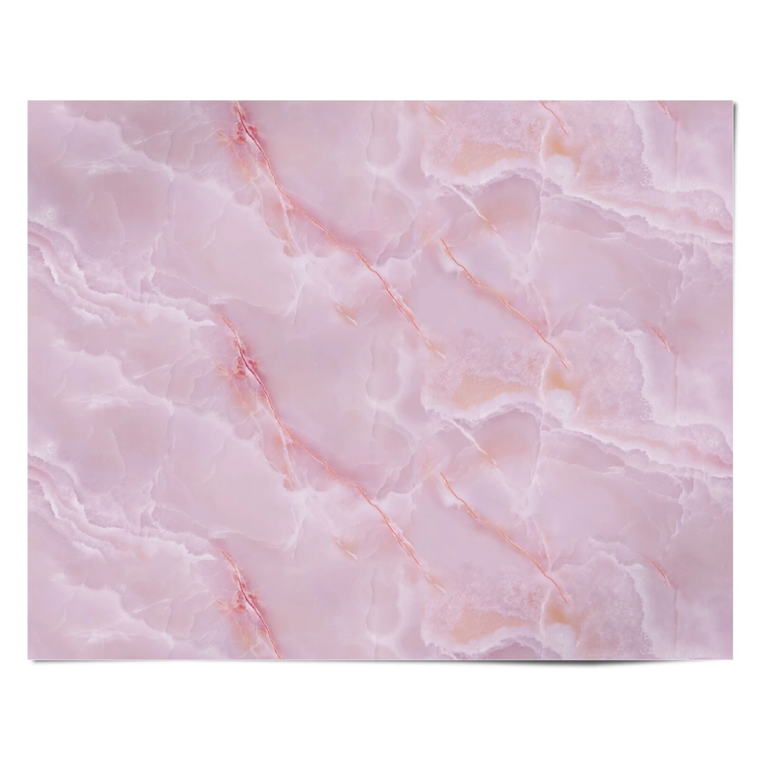 Dreamy Pink Marble Wrapping Paper - Image 4