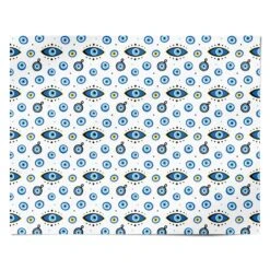 Evil Eye Protection Pattern Wrapping Paper -Wrap & Case Store Evil Eye Protection Pattern Personalised Wrapping Paper Alternative