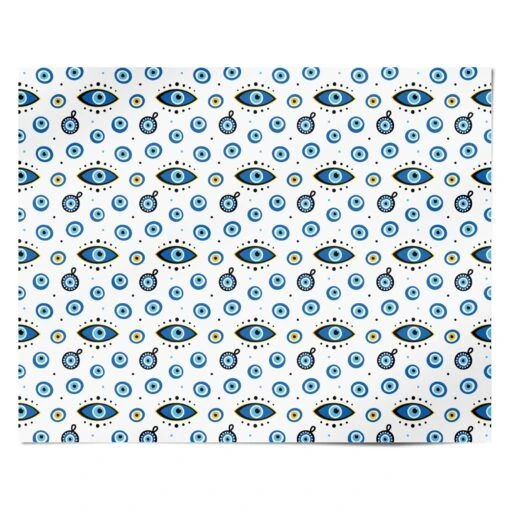 Evil Eye Protection Pattern Wrapping Paper - Image 4