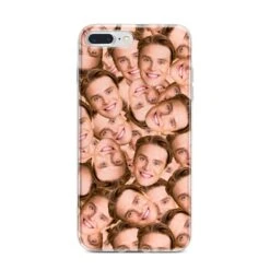 Face IPhone Case -Wrap & Case Store Face iPhone 7 Plus Bumper Case on Silver iPhone