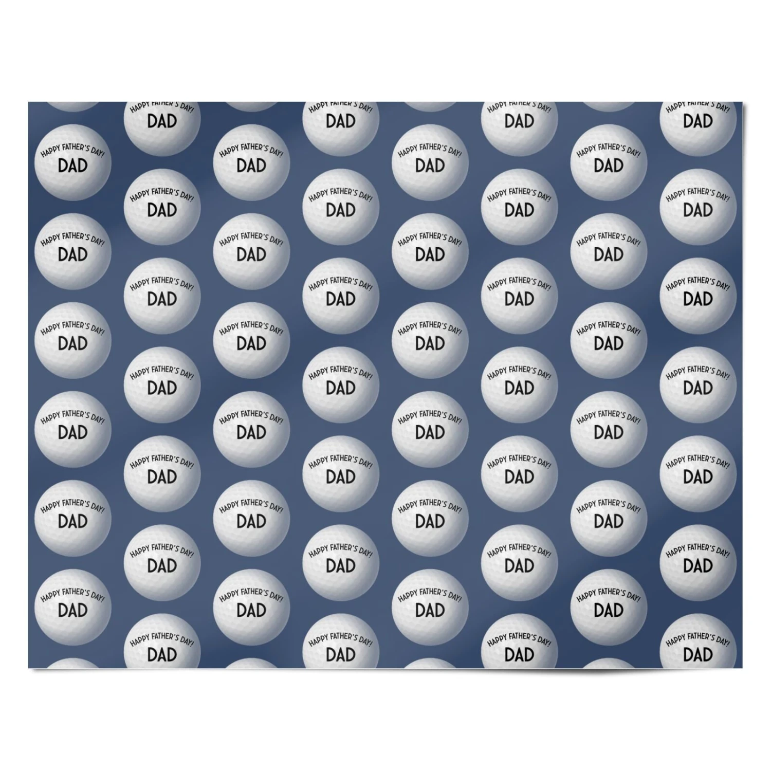 Fathers Day Golf Wrapping Paper - Image 4