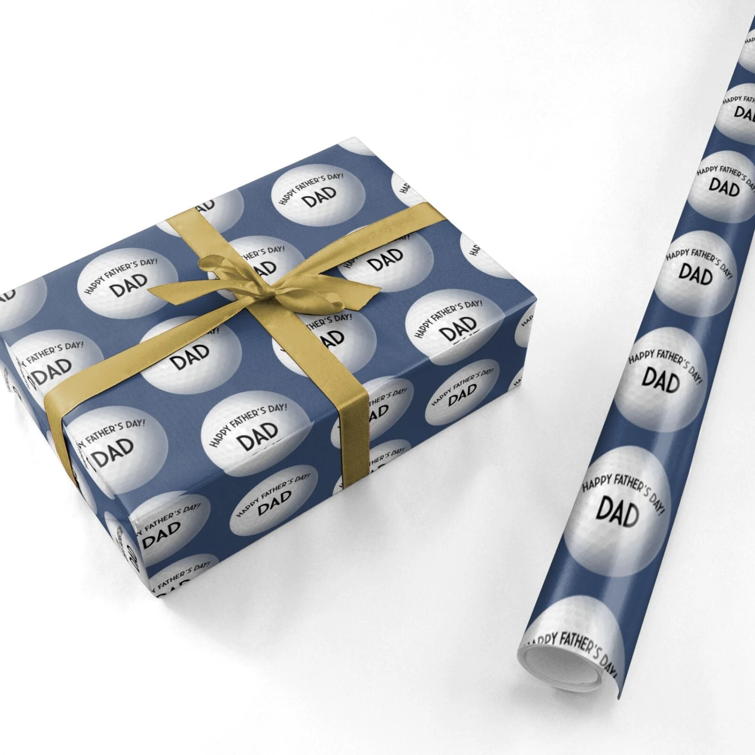 Fathers Day Golf Wrapping Paper - Image 3