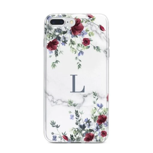 Floral Marble Monogram Personalised IPhone Case - Image 14