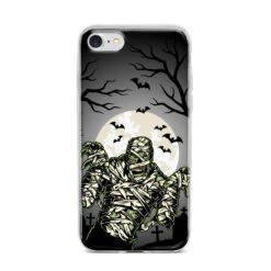 Halloween Mummy IPhone Case -Wrap & Case Store Halloween Mummy iPhone 7 Bumper Case on Silver iPhone