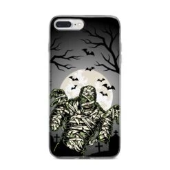 Halloween Mummy IPhone Case -Wrap & Case Store Halloween Mummy iPhone 7 Plus Bumper Case on Silver iPhone