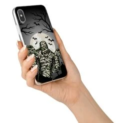 Halloween Mummy IPhone Case -Wrap & Case Store Halloween Mummy iPhone X Bumper Case on Silver iPhone Alternative Image 2