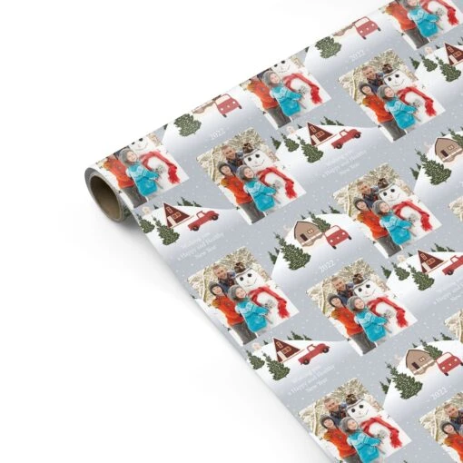 Happy New Year Custom Wrapping Paper - Image 2