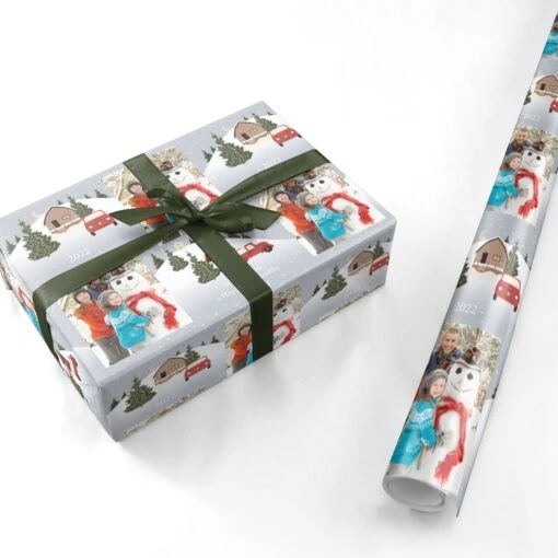 Happy New Year Custom Wrapping Paper - Image 3