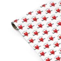 Happy Valentines Day Handsome Wrapping Paper -Wrap & Case Store Happy Valentines Day Handsome Personalised Gift Wrap