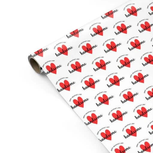 Happy Valentines Day Handsome Wrapping Paper - Image 2