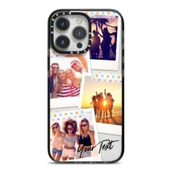 Heart Tape Photo With Text IPhone Case