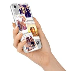 Heart Tape Photo With Text IPhone Case -Wrap & Case Store Heart Tape Photo with Text iPhone 7 Bumper Case on Silver iPhone Alternative Image