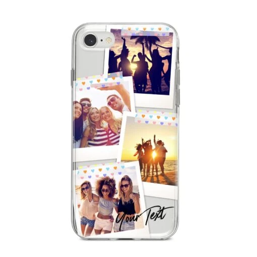 Heart Tape Photo With Text IPhone Case - Image 8