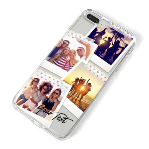 Heart Tape Photo With Text IPhone Case - Image 11