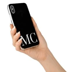 Initials Personalised 1 Apple IPhone Case -Wrap & Case Store Initials Personalised 1 iPhone X Bumper Case on Silver iPhone Alternative Image 2 812295ef dd7f 4e8c a853 2eaf03ee35b9