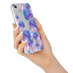 Jellyfish IPhone Case -Wrap & Case Store Jellyfish iPhone 7 Bumper Case on Silver iPhone Alternative Image