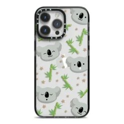 Koala Faces With Transparent Background IPhone Case