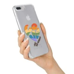 Love Has No Gender IPhone Case -Wrap & Case Store Love Has No Gender iPhone 7 Plus Bumper Case on Silver iPhone Alternative Image