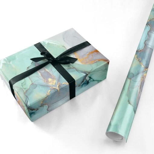 Marble Pattern Wrapping Paper - Image 3