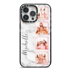 Marble Photo Strip Personalised IPhone Case