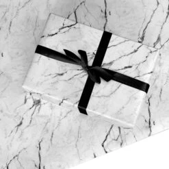 Marble White Wrapping Paper