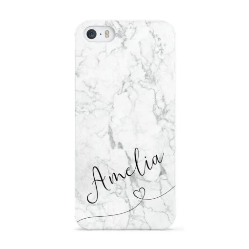 Marble With Custom Name IPhone Case - Image 3
