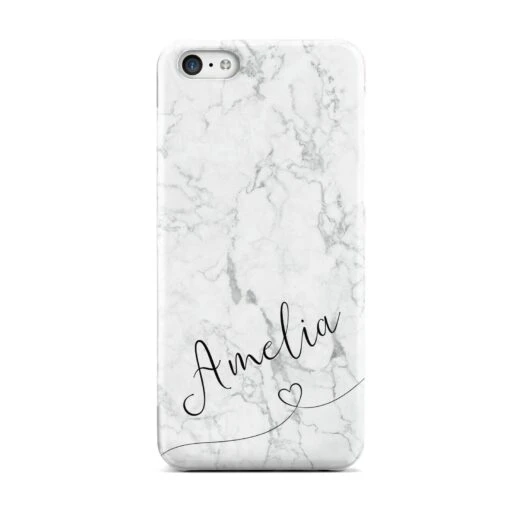Marble With Custom Name IPhone Case - Image 2
