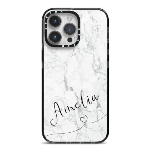 Marble With Custom Name IPhone Case