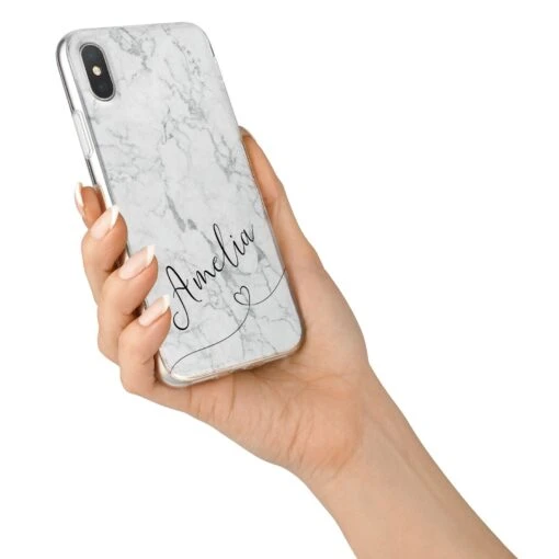Marble With Custom Name IPhone Case - Image 6