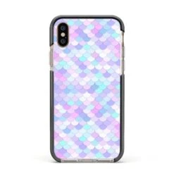 Mermaid IPhone Case -Wrap & Case Store Mermaid Apple iPhone Xs Impact Case Black Edge on Gold Phone