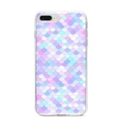 Mermaid IPhone Case -Wrap & Case Store Mermaid iPhone 8 Plus Bumper Case on Silver iPhone