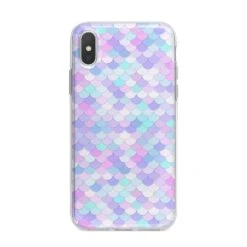Mermaid IPhone Case -Wrap & Case Store Mermaid iPhone X Bumper Case on Silver iPhone Alternative Image 1