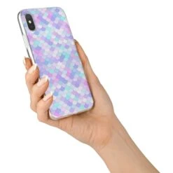 Mermaid IPhone Case -Wrap & Case Store Mermaid iPhone X Bumper Case on Silver iPhone Alternative Image 2