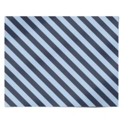 Navy And Light Blue Stripe Wrapping Paper -Wrap & Case Store Navy and Light Blue Stripe Personalised Wrapping Paper Alternative