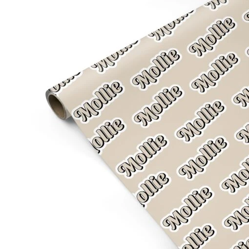 Nude Personalised Wrapping Paper - Image 2