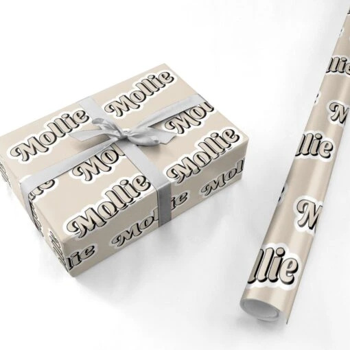 Nude Personalised Wrapping Paper - Image 3