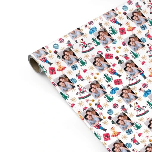 Nutcracker Personalised Photo Wrapping Paper - Image 2