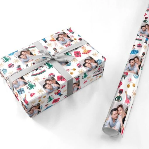 Nutcracker Personalised Photo Wrapping Paper - Image 3