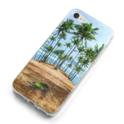Palm Trees IPhone Case -Wrap & Case Store Palm Trees iPhone 8 Bumper Case on Silver iPhone Alternative Image