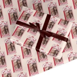 Perfect Match Personalised Photo Wrapping Paper