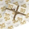 Personalised 30th Birthday Wrapping Paper -Wrap & Case Store Personalised 30th Birthday Custom Wrapping Paper