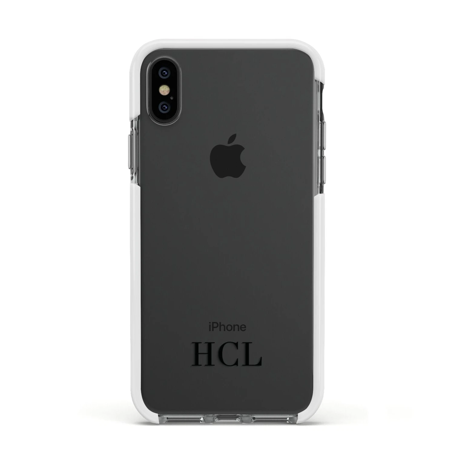Personalised Black Initials Bottom Clear Custom Apple IPhone Case - Image 18
